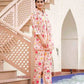 Women Floral Print Tunic & Trousers Set