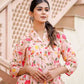 Women Floral Print Tunic & Trousers Set
